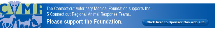 The CT Veterinary Medical Foundations supports 5 CT Regional Response Teams. Please support the Foundation.